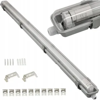 LED panel T-LED/KOLORENO Svítidlo IP65 + 1x LED trubice PVC zvýšená svítivost 18w 2500lm - studená bílá