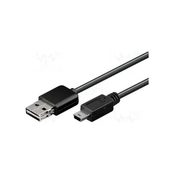 Datový kabel kabel USB A vidlice/USB B mini/1m Goobay