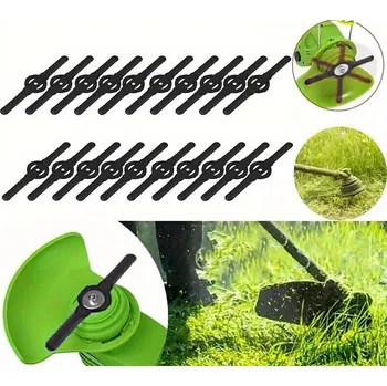 Křovinořez Sada 20ks náhradní plastových nožů pro AKU křovinořez - délka 14 cm