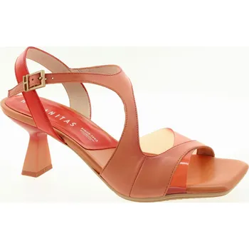 Dámské sandále HISPANITAS Dámské korálové kožené sandálky HV253913-CORAL-255 Velikost 38