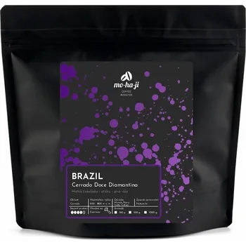 Mohaji Káva Brazil Cerrado Doce Diamantina Způsob přípravy: Zrnková, Velikost balení: 150 g