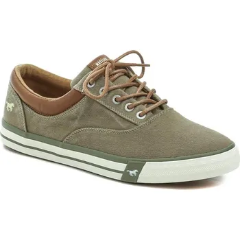 Pánské polobotky Mustang 4072-315-777 khaki pánské polobotky EU 42 + DÁREK