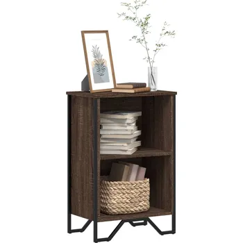 Knihovna Knihovna hnědý dub 80 x 31 x 137,5 cm kompozitní dřevo