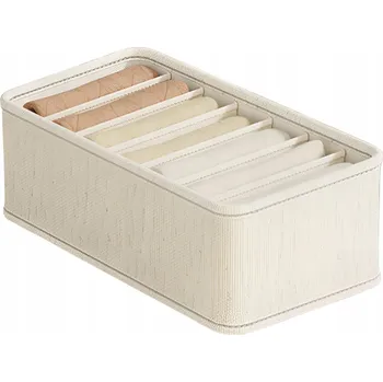 Organizér oblečení Organizér do šuplíku Béžový na oblečení PRÁDLO PONOŽKY KALHOTY DO SKŘÍNĚ