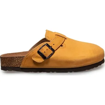 Dámské pantofle Jasný Pantofle TRENTO cognac Barva: Koňak, Velikost: 43