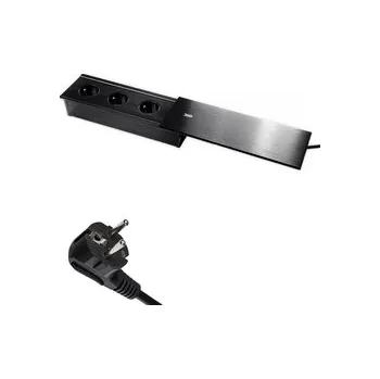 Elektrická zásuvka Posuvná zásuvka na desku Spacetronik SPS-S33B