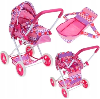 Kočárek pro panenku Hluboký kočárek pro panenky Pegaz Kočárek pro panenky