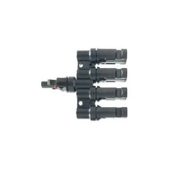 Elektrický konektor Konektor pro solární panely MC4 rozbočení 1x zdířka,4x konektor