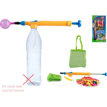 Dětská zbraň Mikro trading Vodní bomby - 120 ks - s pumpičkou k našroubování na láhev