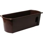 Truhlík samozavlažovací Flora - hnědý 60 cm