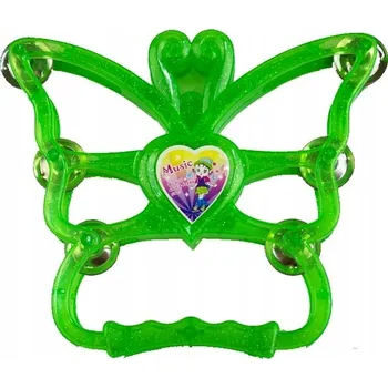 Hudební nástroj pro děti Svítící tamburína motýlek