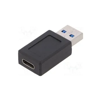 Elektrická zásuvka USB.C-F/A-M-BK