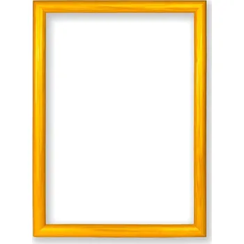 Rám na obraz Fotorámeček Roma Rozměr: 9 x 13 cm, Barva: Žlutá, Typ zasklení: Sklo