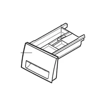  LG AGL74454308 Dávkovací násypka pracích prostředků - 3 komorový systém pro přesné dávkování čisticích prostředků během praní v pračkách značky LG