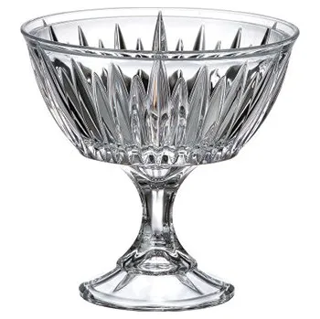 Bohemia Crystal Mísa na noze Nova Venus 170mm