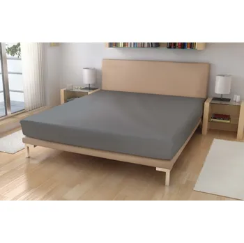 Prostěradlo Jetex Jersey prostěradlo tmavě šedé Rozměr: 90x200