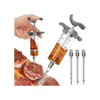 Praktická stříkačka na maso, 3 x jehla Ruhhy