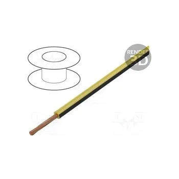 elektrický kabel FLRY-B1.00-YL/BK