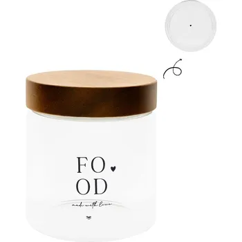 Žertovný předmět Bastion Collections JARS S - Food, skleněná dóza, 12x13cm, 900ml HG-JARS-S-002-WD