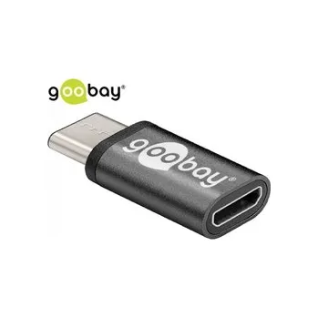 Redukce Adaptér Goobay USB-C na microUSB 2.0 ČERNÝ