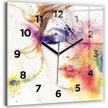 Hodiny Nástěnné hodiny Wallfluent, vícebarevné, 30 cm