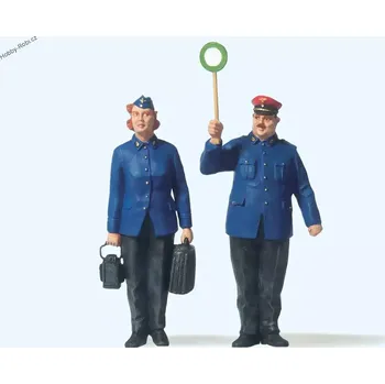 Modelová železnice Postavičky Výpravčí G - Preiser 45117 (Zahradní železnice)