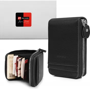 Peněženka Pako Jeans peněženka eko kůže černá - unisex