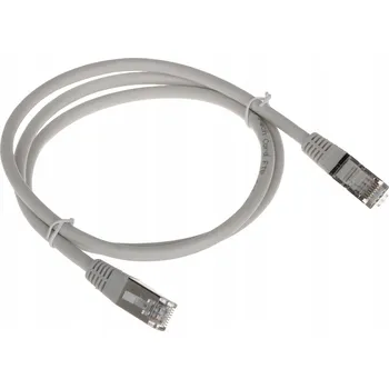 Síťový kabel Patchcord F/UTP kat.6 1,0m šedý