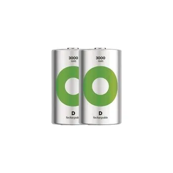 Článková baterie Baterie D (R20) nabíjecí 1,2V/3000mAh GP Recyko 2ks