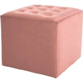 Taburet Starorůžový taburet LORI VELVET