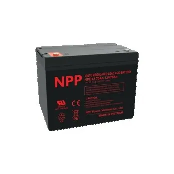Autobaterie NPD baterie 12V 70Ah T14 NPP série DEEP pasta