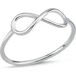 Stříbrný prsten NEKONEČNO Velikost prstenu: 6 (EU: 51-53) Ag 925; ≤0,5 g.