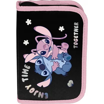 Penál Jednopatrový rozkládací penál Paso s vybavením Lilo a Stitch
