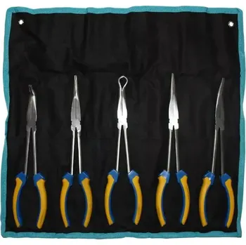 Kleště MAGNUS Sada 5 kleští dlouhých, úhlových, rovných, na kabely MAGNUS MGS13497