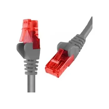Síťový kabel Kabel RJ45 CAT 6 U/UTP AWG24, šedý 2m