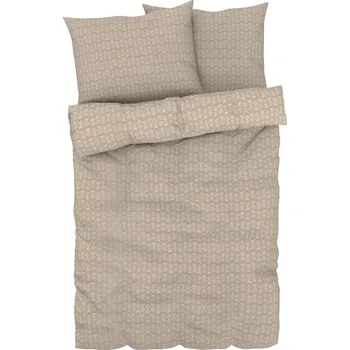 Povlečení LIVARNO home Ložní povlečení Renforcé, 220 x 240 cm, 70 x 90 cm (ornament béžová)