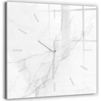 Hodiny Nástěnné hodiny Wallfluent bílé 30 cm