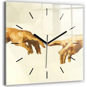 Hodiny Nástěnné hodiny Wallfluent žluté 30 cm