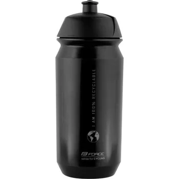 Košík na láhev Force Láhev BIO EARTH 0,5 l, černo-šedá