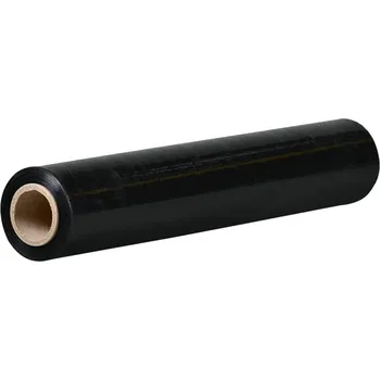 Obalový materiál Ostatní Folie stretch černá | 500 mm, 23 µm, 1,6 kg, návin 150 m