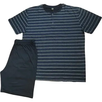 Pánské pyžamo Pánské letní pyžamo tm.modré N-feel MC2453