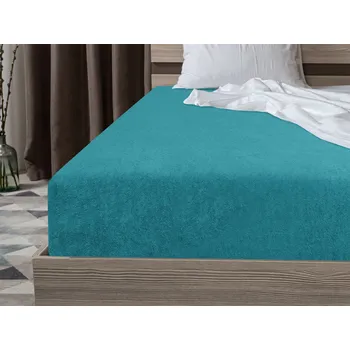 Prostěradlo Froté prostěradlo EXCLUSIVE tyrkysové 200x220 cm