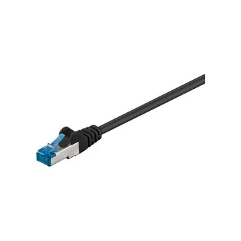 Síťový kabel CAT 6A S/FTP LAN Patchcord kabel, černý, 2m