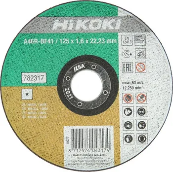 Řezný kotouč HiKOKI 782316 Řezný kotouč na nerez a kov 115x22,23x1,6mm free_store_pickup