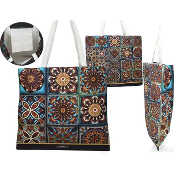 Carmani® Carmani - Plátěná taška Marocký vzor - 40x43cm