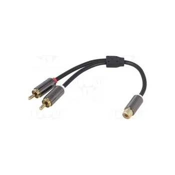 Audio kabel HQ-RCA1/2-0.20