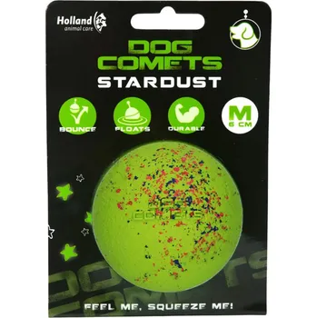 Hračka pro psa Dog Comets Stardust plovoucí míč zelený M/6cm