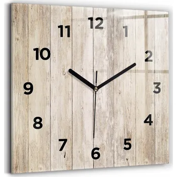 Hodiny Nástěnné hodiny Wallfluent hnědé 30 cm