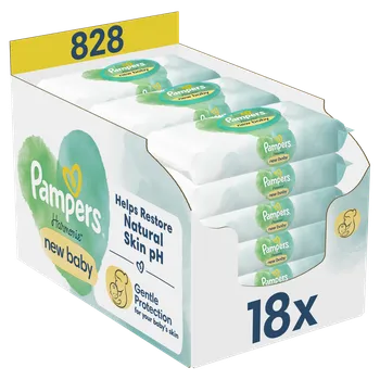 Dětský vlhčený ubrousek PAMPERS Dětské vlhčené ubrousky, Harmonie New Baby 828 ks
