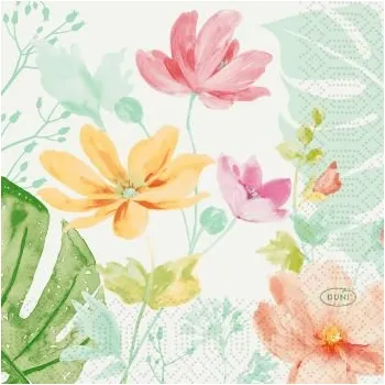 Papírový ubrousek Ubrousek 24cm 3vrstvý Tropical Garden (50&nbsp;ks)